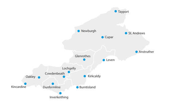 Map Of Fife