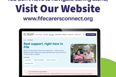 Carers help shape new online support hub for unpaid carers across Fife