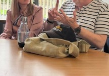Man Speaks While Woma Listens